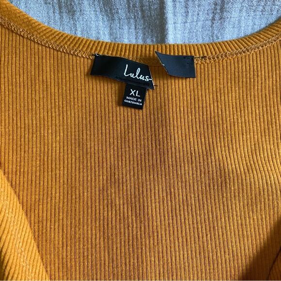 NWOT Lulus Style Twist Orange Twist Front Cutout Midi Dress - Picture 8 of 11